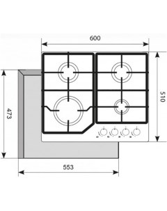 Варочная панель PGA 604 LXE Akpo