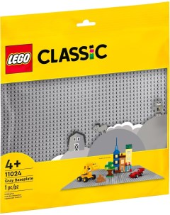 Конструктор Classic Серая базовая пластина 11024 Lego