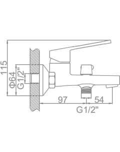 Смеситель L3267 Ledeme