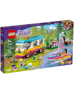 Конструктор FRIENDS Лесной дом на колесах и парусная лодка 41681 Lego