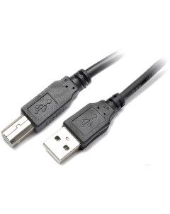 Кабель для принтера USB 2 0 4С Cu ПВХ 1 8м черный Sipu