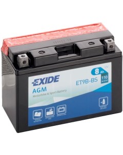 Аккумулятор ET9B BS 8 А ч Exide