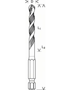 Сверло HEX 9 Ceramic 10x90 мм 2 608 589 526 Bosch