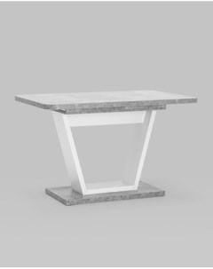 Стол обеденный Vector 120 160 80 бетон белый 80 578 01 8005 DUAL Stool group