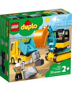 Конструктор Duplo Грузовик и гусеничный экскаватор 10931 Lego