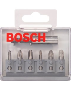 Набор бит 8 насадок бит Extra Hart PH PZ 25 мм с универсальным держателем 2 607 001 942 Bosch