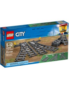 Конструктор City 60238 Железнодорожные стрелки Lego