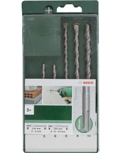 Сверло 5 ударных свёрл SDS plus S2 D5 10 мм 2 609 255 541 Bosch