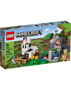 Игры и игрушки Конструктор Minecraft Кроличье ранчо 21181 Lego