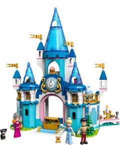 Конструктор Disney Princess Cinderella and Prince Charming s Castle 43206 Lego