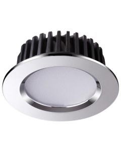 Светильник точ DRUM 357601 10Вт 3000К IP44 LED хром Novotech