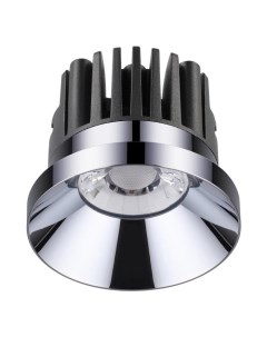 Светильник точ METIS 357589 10Вт 3000К IP44 LED хром Novotech