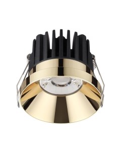 Светильник точ METIS 357909 10Вт 3000К IP44 LED золотой Novotech