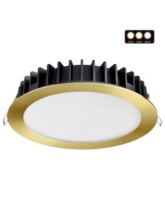 Светильник точ LANTE 358956 20Вт 3000 4000 6000К IP20 LED бронза Novotech