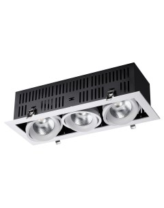 Светильник точ GESSO 358442 3 24Вт 4000К IP20 LED белый черный Novotech