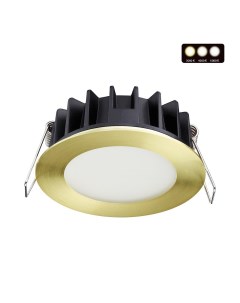 Светильник точ LANTE 358950 10Вт 3000 4000 6000К IP20 LED бронза Novotech