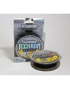 Шнур плетеный рыболовный TECHRON BLACK 100 м 0,18 мм Kamatsu