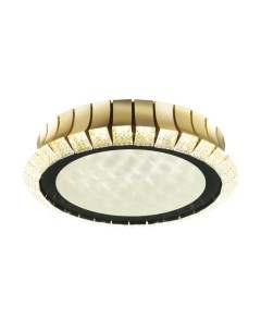 Светильник подвесной ASTURO 4994 75L черный золотой 75Вт 3000К LED Odeon light