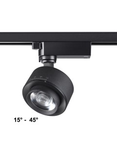 Светильник трековый EDDY 358942 15Вт 4000К LED IP20 черный Novotech