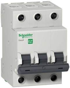 Выключатель автоматический EASY 9 3Р 50А 4,5кА хар-ка С  EZ9F34350 Schneider electric