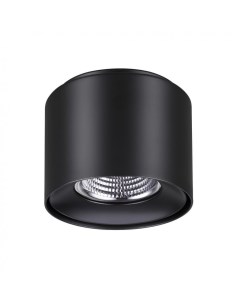 Накладной потолочный светильник спот RECTE 358474 15Вт 4000К IP20 LED черный Novotech