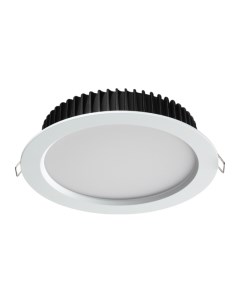 Светильник светод встр круг DRUM 358306 20Вт 3000К IP44 LED белый Novotech