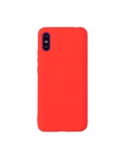 Чехол для Redmi 9A бампер Liquid Красный Case