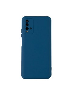 Чехол для Redmi 9T бампер AT Soft touch Синий Digitalpart