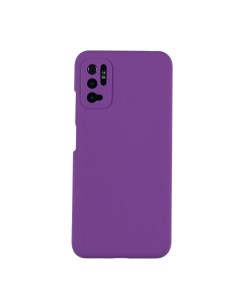 Чехол для POCO M3 Pro 5G Redmi Note 10 5G бампер АТ Silicone Case Фиолетовый Lanfei