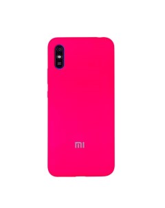 Чехол для Redmi 9A бампер Soft touch Ярко розовый Experts