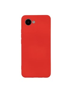 Чехол для Realme C30 бампер АТ Silicone case красный Digitalpart