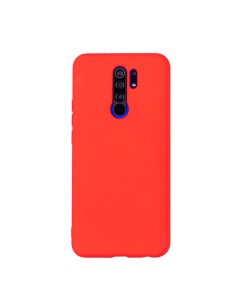 Чехол для Redmi 9 бампер Liquid Красный Case