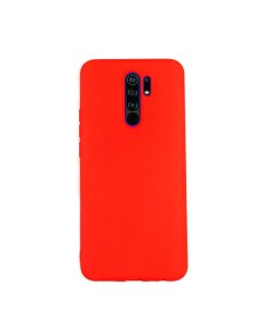 Чехол для Redmi 9 бампер Matte Красный Case