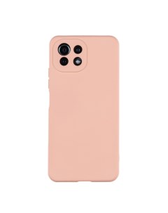 Чехол для Mi 11 Lite бампер АТ Soft touch Розовый Lanfei