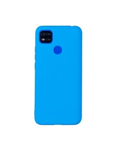 Чехол для Redmi 9C бампер Liquid Голубой Case