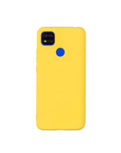 Чехол для Redmi 9C бампер Liquid Желтый Case