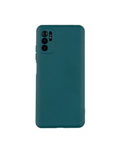 Чехол для POCO M3 Pro 5G Redmi Note 10 5G бампер АТ Soft touch Темно зеленый Lanfei