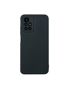 Чехол для Redmi 10 бампер AT Silicone Case Черный Digitalpart