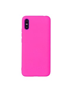 Чехол для Redmi 9A бампер Liquid Розовый Case