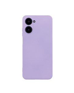 Чехол для Realme 10 бампер АТ Silicone case сиреневый Digitalpart