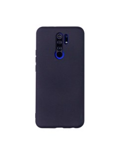 Чехол для Redmi 9 бампер Liquid Черный Case