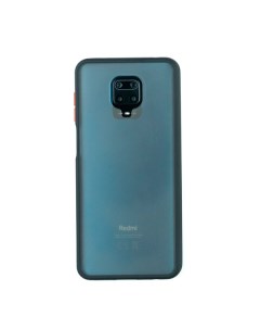 Чехол для Redmi Note 9S 9 Pro бампер AT Frosted case Черный Digitalpart