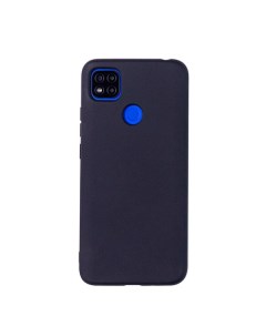 Чехол для Redmi 9C бампер Liquid Черный Case