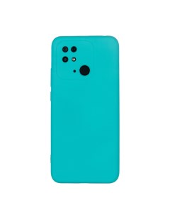 Чехол для Redmi 10C бампер AT Silicone Case бирюзовый Xiaomi