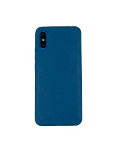 Чехол для Redmi 9A бампер Matte Темно синий Case