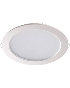 Светильник светод встр круг LUNA 358031 20Вт 4100К IP20 LED белый Novotech