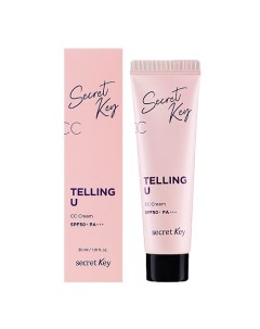 СС Крем для лица осветляющий TELLING U CC CREAM SPF50 PA 30 Secret key