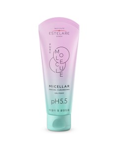 Pure Molecule Мицеллярная гель пенка с pH 5 5 для умывания лица 75 Institute estelare