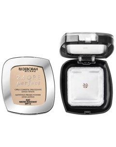 DEBORAH Пудра для лица матирующая стойкая 24Ore Perfect Compact Powder Deborah milano