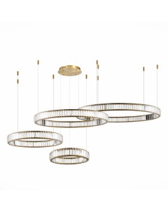 Люстра подвесная SL1622.303.04 латунь/прозрачный (1*190Вт, 4000К, LED) St luce